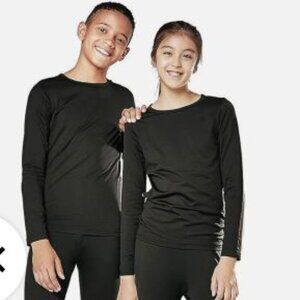 JOE FRESH BOY'S SIZE M 7 / 8 THERMAL PANTS & TOP BLACK NEW